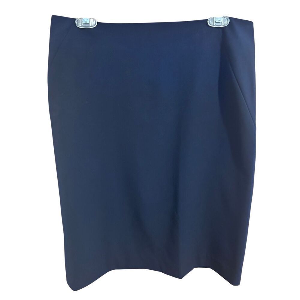 George Office Career Pencil Skirt Fully Lined Navy Blue Women’s Size 10